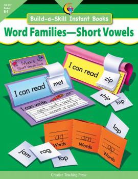 Paperback WORD FAMILIES-SHORT VOWELS, BUILD-A-SKILL INSTANT BOOKS Book