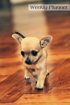 Weekly Planner: Chihuahua Daily Agenda Schedule Organizer 52 weeks 6x9