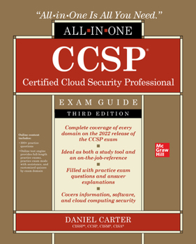 Paperback Ccsp Certified Cloud Security Professional All-In-One Exam Guide, Third Edition Book