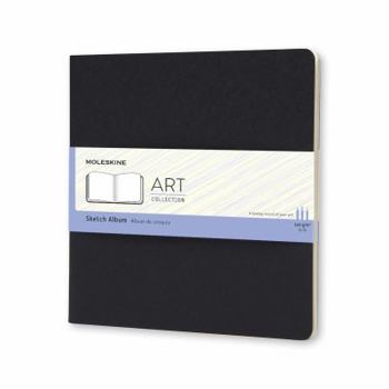 Paperback Moleskine Art Plus Sketch Album, Square, Black, Soft Cover (7.5 X 7.5) Book