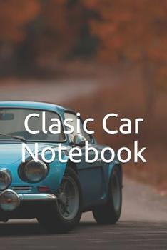 Paperback Clasic Car Notebook Book