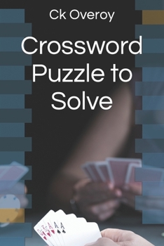 Paperback Crossword Puzzle to Solve Book