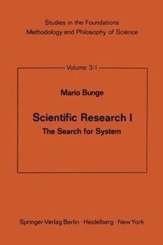 Paperback Scientific Research I: The Search for System Book