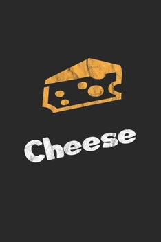 Cheese: Notizbuch Geschenk-Idee - Karo - A5 - 120 Seiten