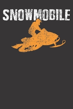 Notebook: Snowrider Born To Ride Gift Snowmobile Dot Grid 6x9 120 Pages