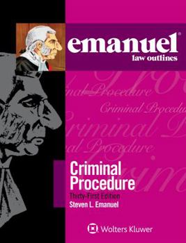 Paperback Emanuel Law Outlines for Criminal Procedure Book