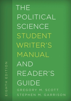 Paperback Political Science Student Writer's Manual and Reader's Guide Book