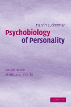 Paperback Psychobiology of Personality Book