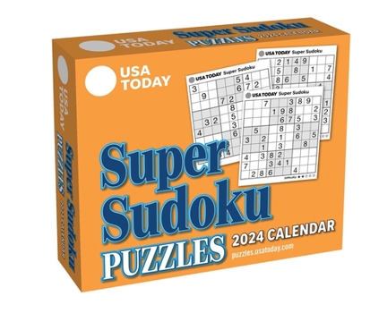 Calendar USA Today Super Sudoku 2024 Day-To-Day Calendar Book