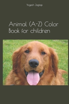 Paperback Animal (A-Z) Color Book for children Book