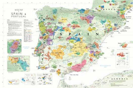 Map Wine Map of Spain & Portugal Book