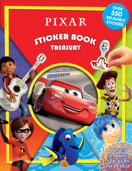 Hardcover Disney Pixar Sticker Book Treasury Book