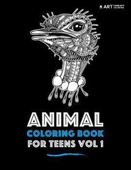 Paperback Animal Coloring Book For Teens Vol 1 Book