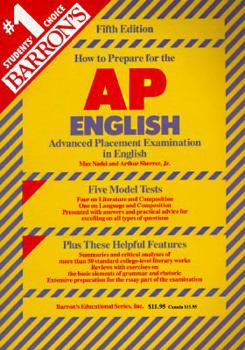 Paperback Barron's How to Prepare for the Advanced Placement Examination in AP English: Literature and Composition, Language and Composition Book