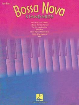 Paperback Bossa Nova Standards: Easy Piano Book