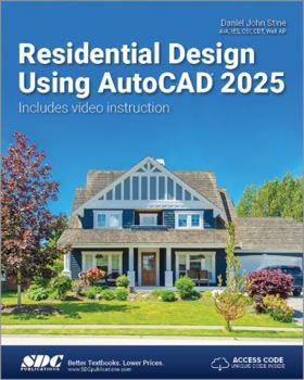 Paperback Residential Design Using AutoCAD 2025 Book