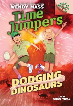 Hardcover Dodging Dinosaurs: Branches Book (Time Jumpers #4) (Library Edition), 4 Book