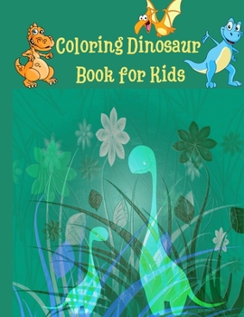 Paperback Coloring Dinosaur Book for Kids Book