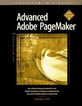 Paperback Advanced Adobe Pagemakerfor Macintosh Classroom in a Book