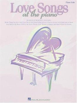 Paperback Love Songs at the Piano Book