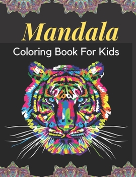 Paperback Mandala Coloring Book For Kids: Art Activity Book for Creative Kids Featuring 104 Unique Book