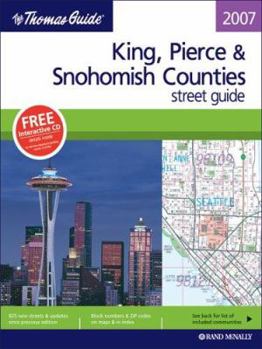 Spiral-bound The Thomas Guide King, Pierce & Snohomish Counties Street Guide [With CDROM] Book