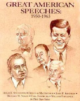 Audio Cassette Great American Speeches:1950-1963 Book