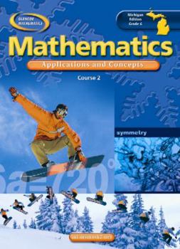 Hardcover Mi Grade 6 Mathematics: Applications and Concepts, Course 2, Student Edition Book