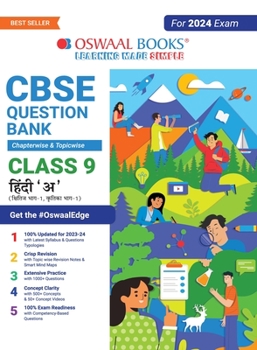 Paperback Oswaal CBSE Chapterwise & Topicwise Question Bank Class 9 Hindi A Book (For 2023-24 Exam) [Hindi] Book