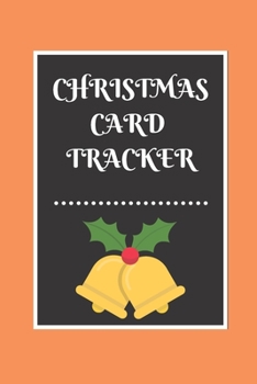 Paperback Christmas Card Tracker: An address book and tracker for the Christmas cards you send and receive Book