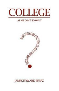 Paperback College as We Don't Know It Book