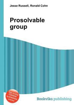 Paperback Prosolvable Group Book