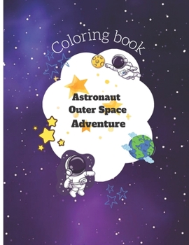 Paperback Cute Astronaut Coloring Book: Fun and easy coloring book