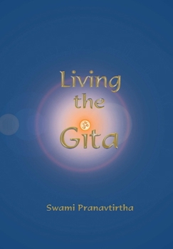 Hardcover Living the Gita Book