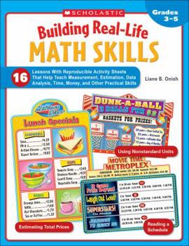 Paperback Building Real-Life Math Skills, Grades 3-5 Book