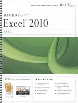 Spiral-bound Excel 2010: Basic [With CDROM] Book