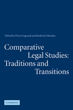 Paperback Comparative Legal Studies: Traditions and Transitions Book