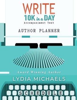 Paperback Write 10K in a Day Author Planner Book