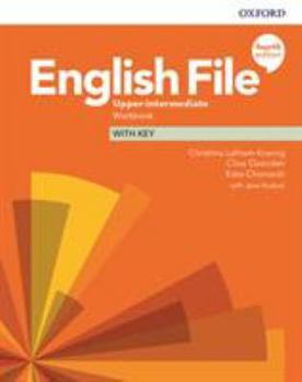 Paperback English file 4th edition upper-intermediate; workbook with key Book