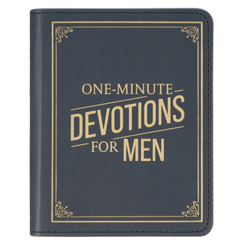 Leather Bound One-Minute Devotions for Men Book