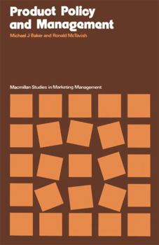 Paperback Product Policy and Management Book