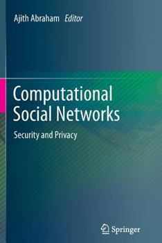 Paperback Computational Social Networks: Security and Privacy Book