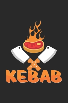 Kebab: 6x9 Kebab | lined | ruled paper | notebook | notes