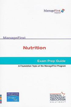 Paperback Test Prep ManageFirst Nutrition Book