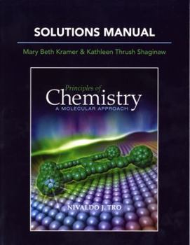 Paperback Solutions Manual for Principles of Chemistry: A Molecular Approach Book