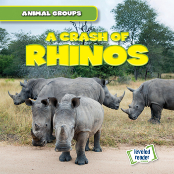 Library Binding A Crash of Rhinos Book