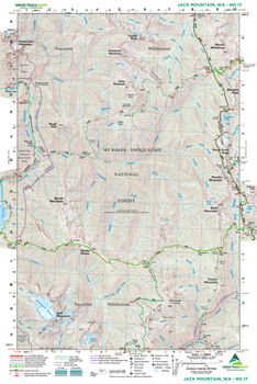 Map Jack Mountain, Wa No. 17 Book