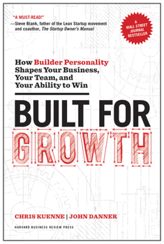 Hardcover Built for Growth: How Builder Personality Shapes Your Business, Your Team, and Your Ability to Win Book