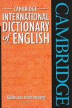 Hardcover Cambridge International Dictionary of English Book