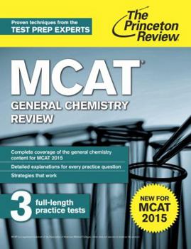 Paperback MCAT General Chemistry Review: New for MCAT 2015 (Graduate School Test Preparation) Book